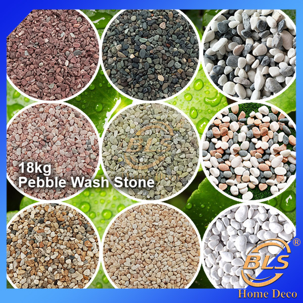 18kg Pebble Wash Stone River Stone 5mm 10mm / Batu Sungai Hiasan Batu
