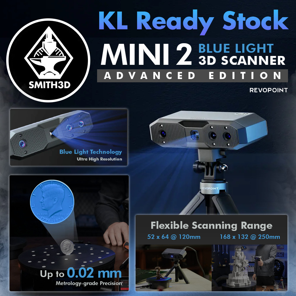 Revopoint MINI 2 Advanced Edition, Mini 2 3D Scanner High Precision ...