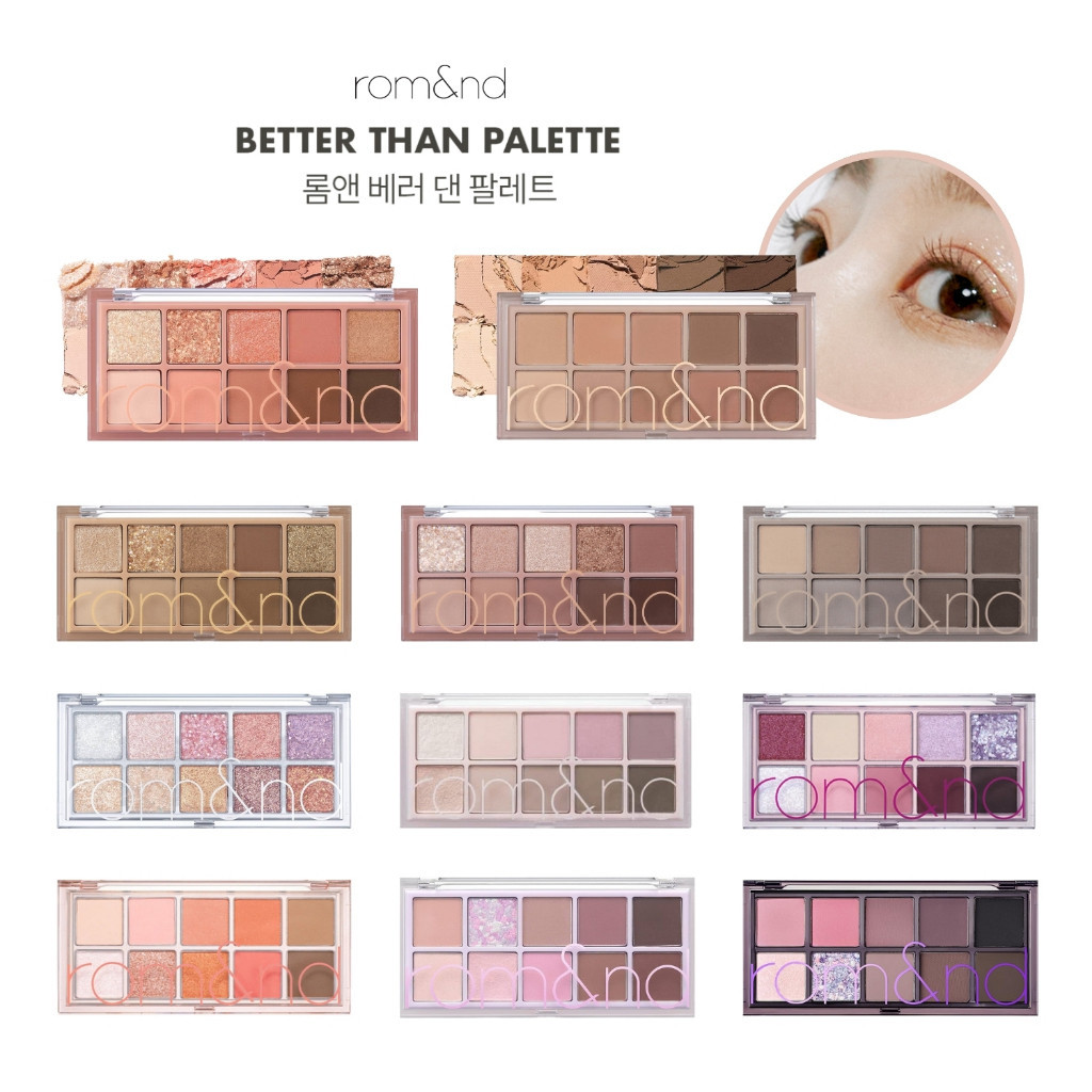 [rom&nd] Better Than Palette - Versatile Korean Beauty Makeup for ...