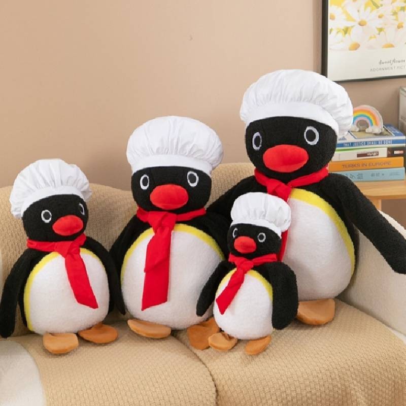pingu-delightful-chef-penguin-plush-toy-cuddly-and-soft-stuffed