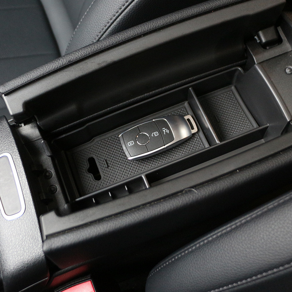 thumbnail image 2 of Virtue ABS Armrest Storage Glove Box Tray – For Lincoln MKZ 2017-2019 2 of 6