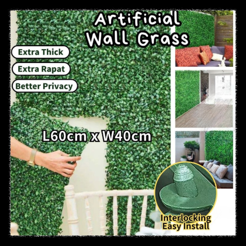 Artificial Wall Grass Rumput Tiruan Dinding Artificial Wall Plant ...