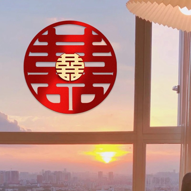 2025 Year of the Snake Blessing Word Door Stickers New Year Flocking ...