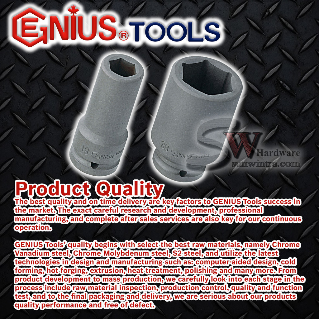 GENIUS TOOLS 3/4