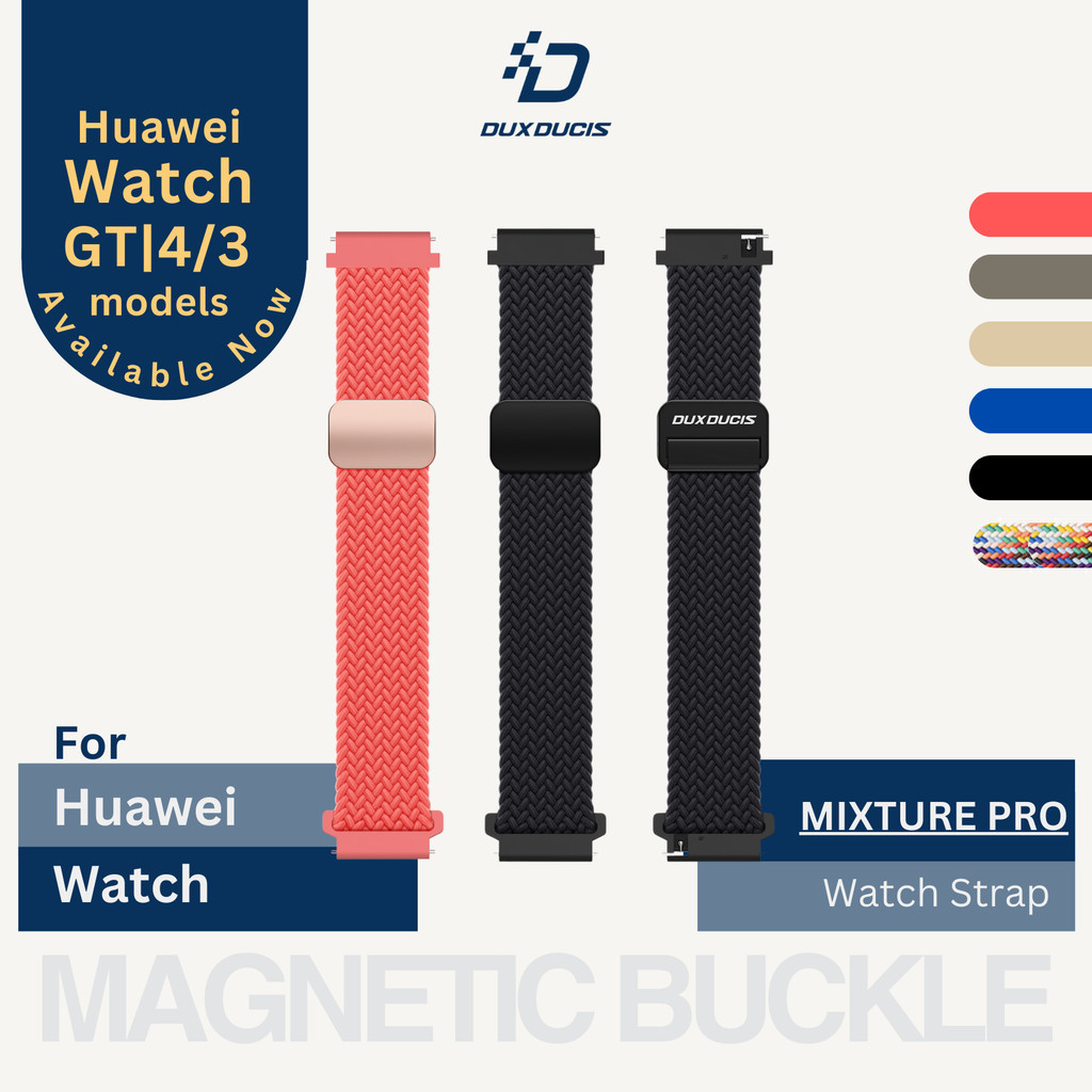 DUX MIXTURE PRO Magnetic Woven Strap Fashion Watch Band for Huawei ...