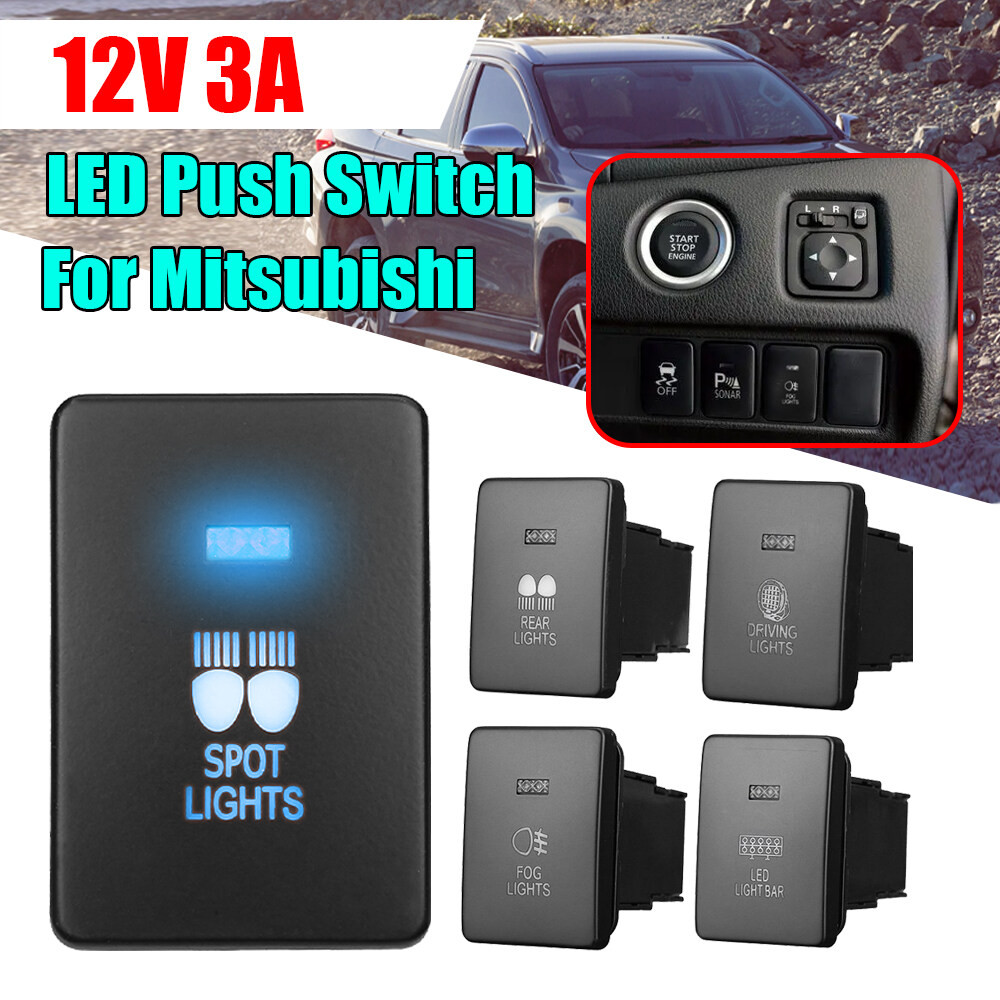 Car Push Switch Connector With Cable Mitsubishi Triton MQ MR 12V 3A Car