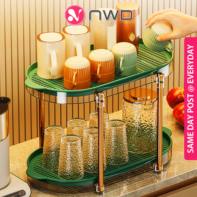 𝗡𝗢 𝗘𝗫𝗧𝗥𝗔 𝗪𝗔𝗧𝗘𝗥 》 Tea Cup Storage Rack Mug Holder Teacups Glass Drain ...