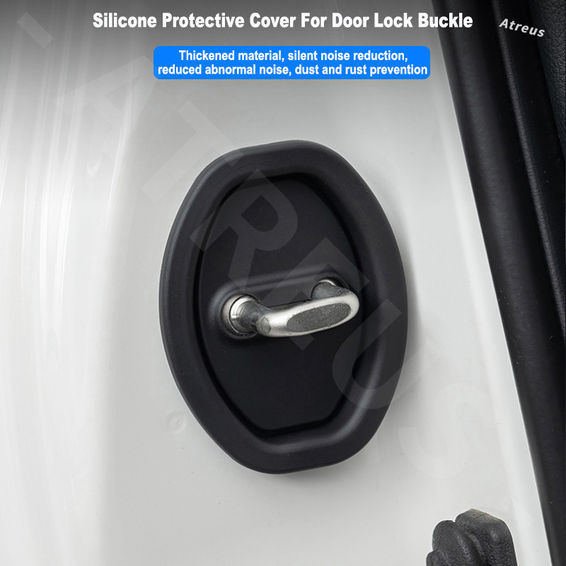 Chery Car Door Lock Cover Silicone Rubber Door Lock Buckle Shock ...