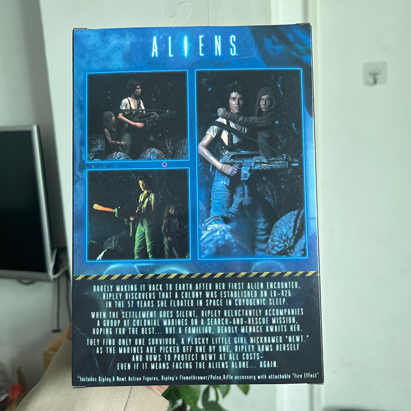 NECA ALIEN 2 LT Ellen Ripley Newt Figure Giger Xenomorph Facehugger ...