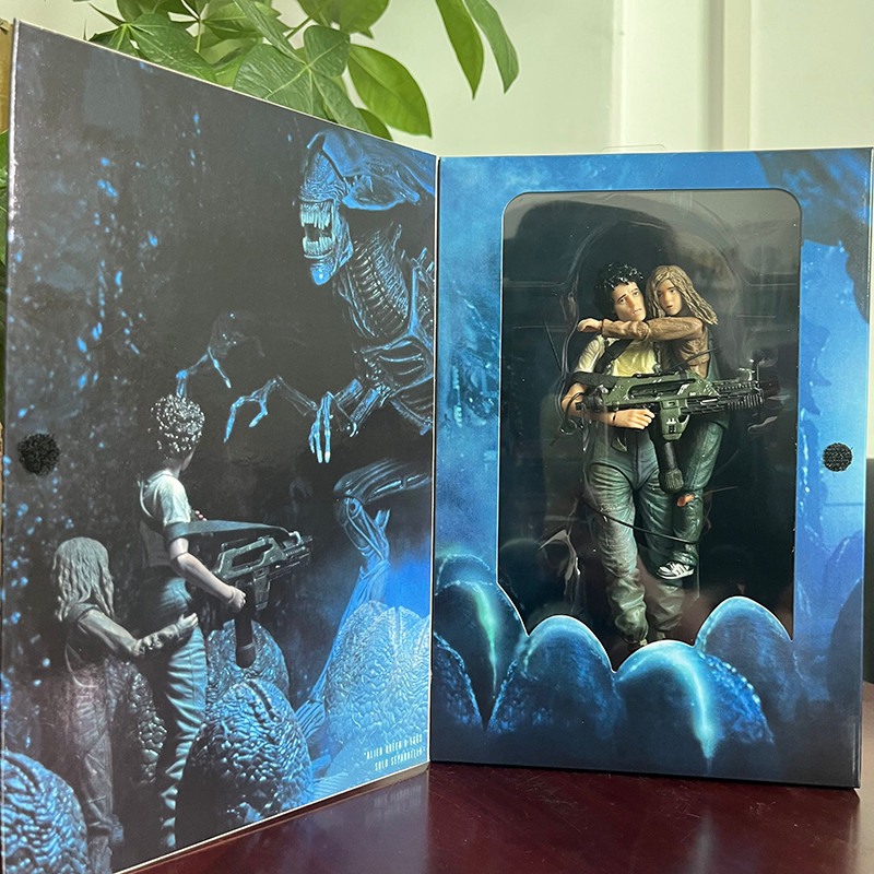 NECA ALIEN 2 LT Ellen Ripley Newt Figure Giger Xenomorph Facehugger ...