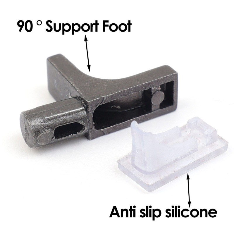 1/4/10Pcs Glass Shelf Holder Adjustable Wood Shelf Clamp Wall Mount