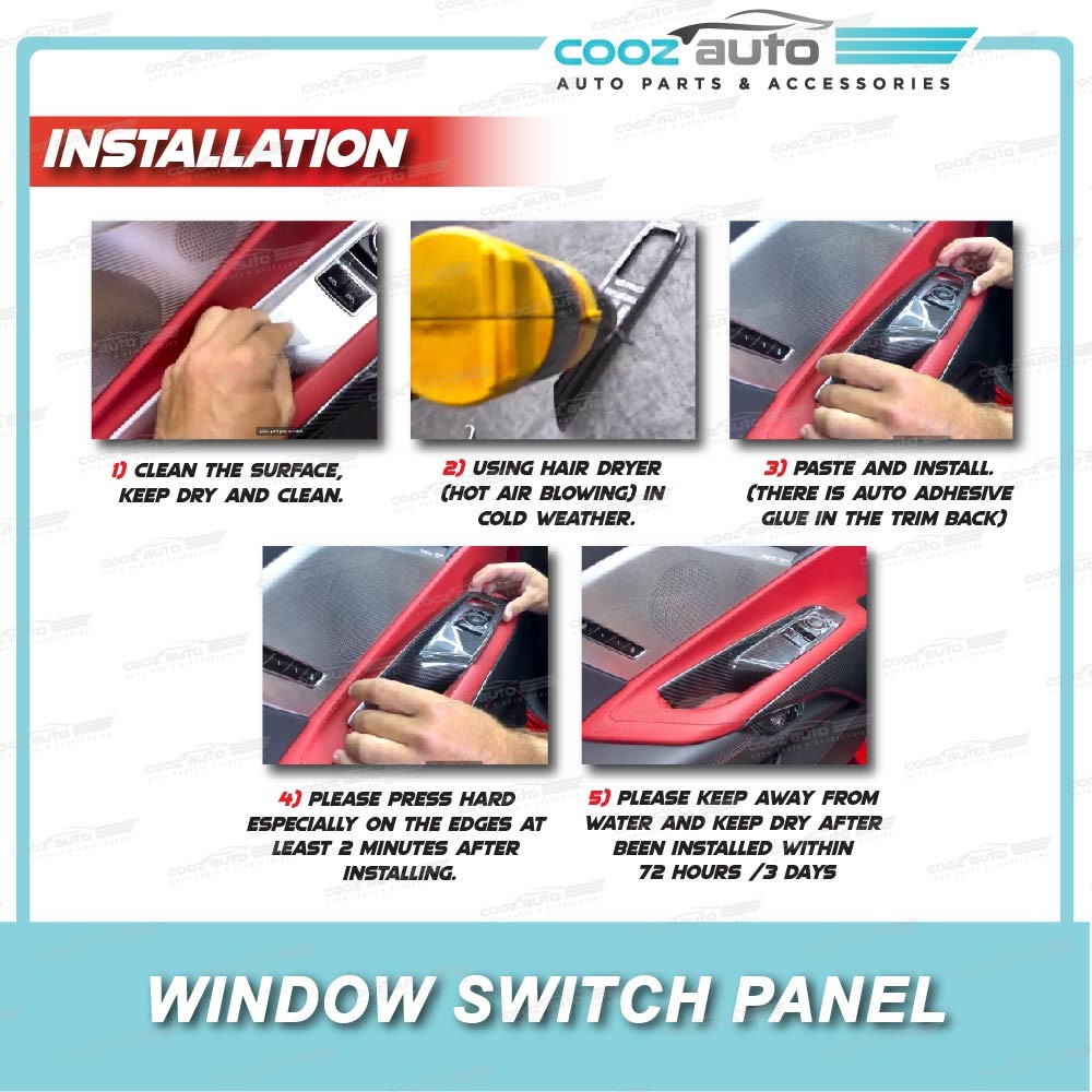 Proton Exora Saga Persona Honda BRV City Car Window Switch Panel Frame