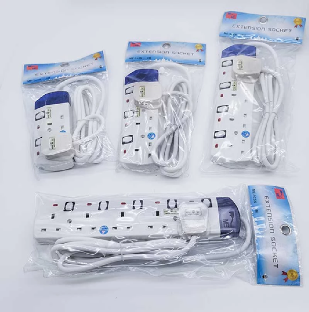 MNE Extension Plug | SIRIM Approved Multi-Socket Trailing Outlet | 3M ...