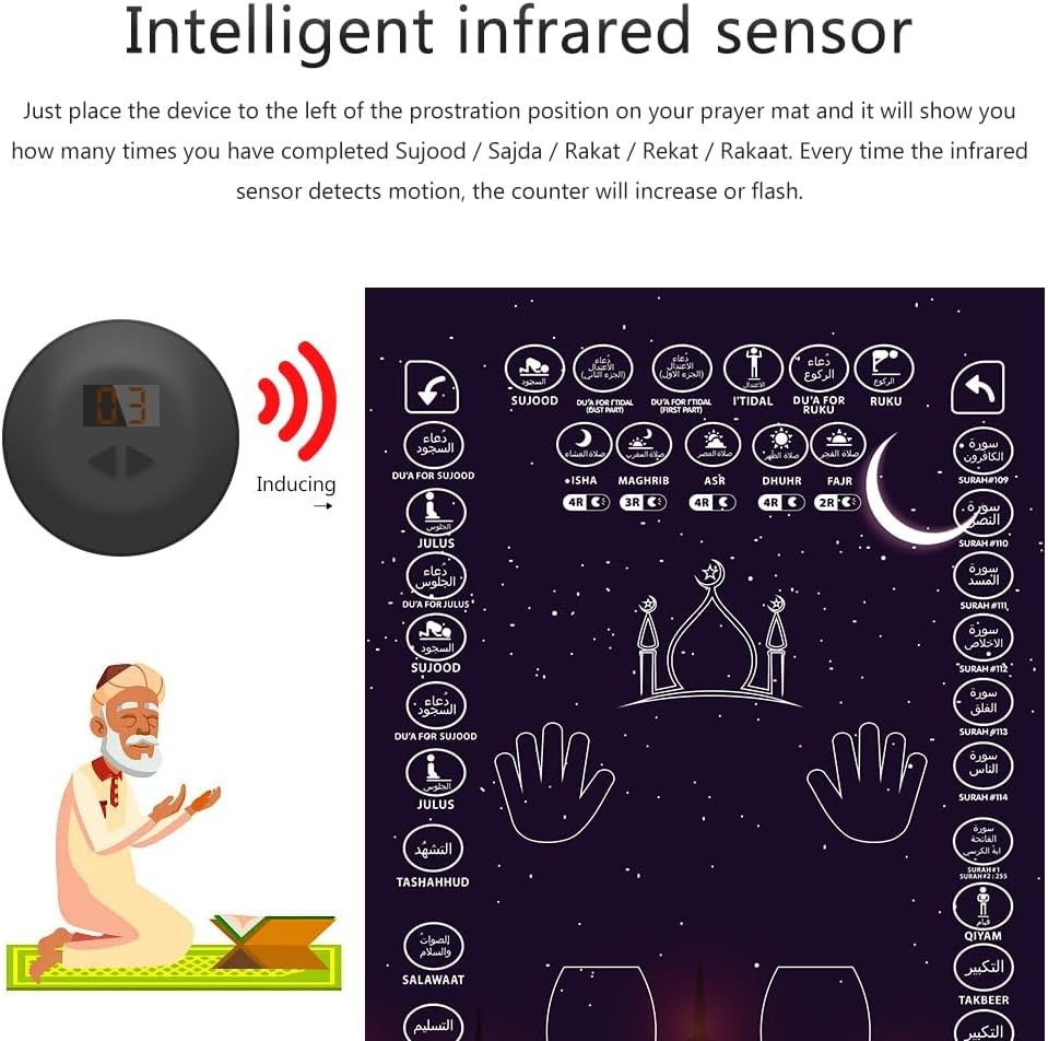 Smart Counter Portable Muslim Prayer Smart Rakaat Counter Prayer ...