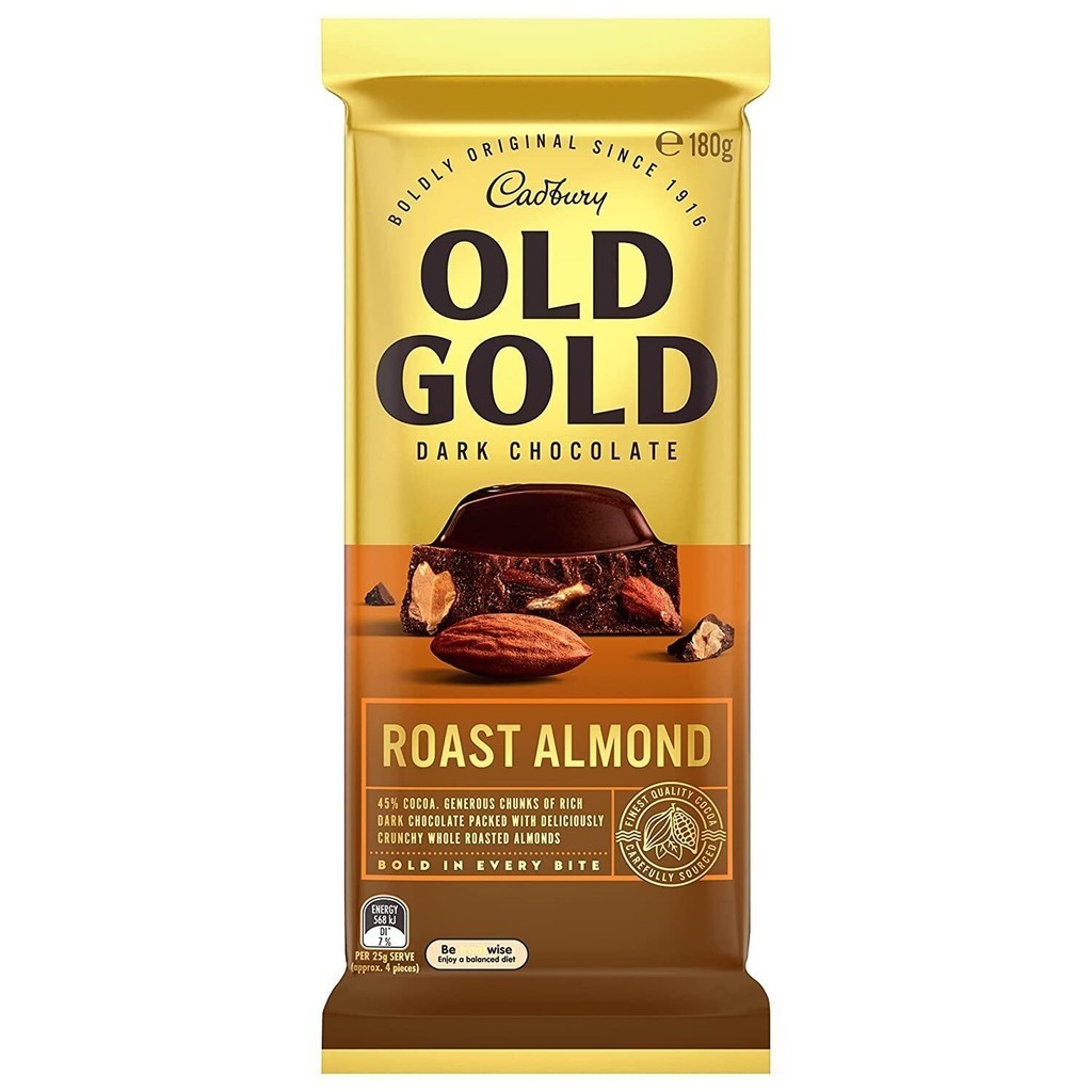 Cadbury Old Gold Roast Almond 180g(Made In Australia) | Shopee Malaysia