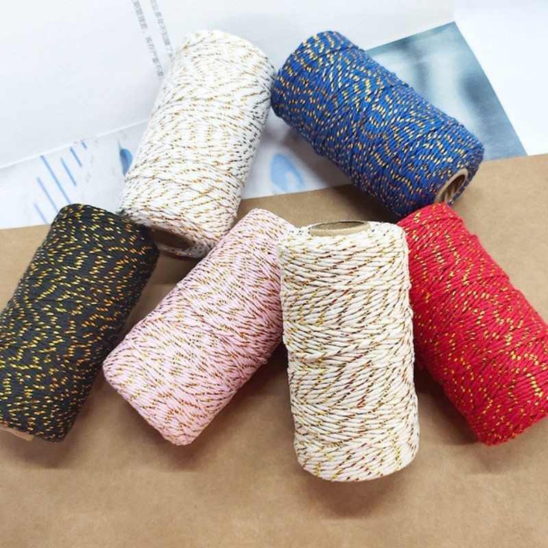 50m/roll 1.5mm Gift Wrapping String Cords DIY Craft Twine Handmade ...