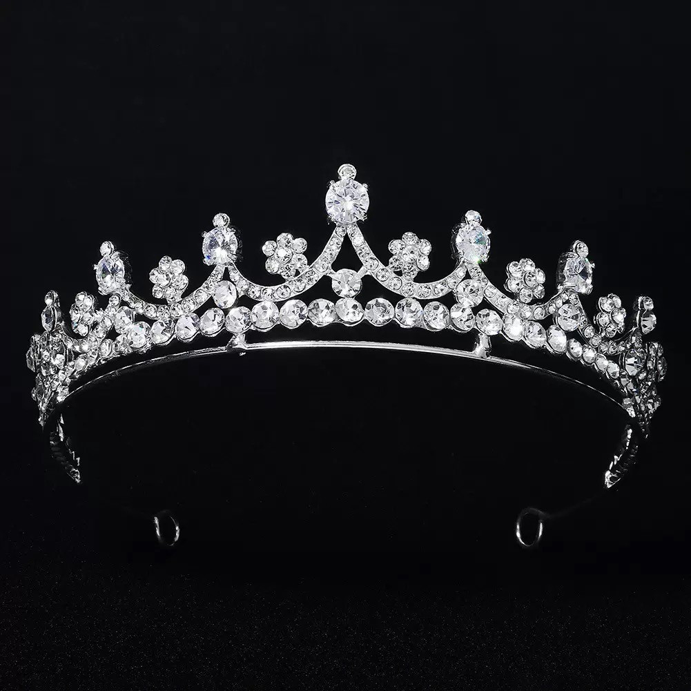 Malaysia spot goods Bride Tiara Head Chain Hair Jewelry Frontlet ...