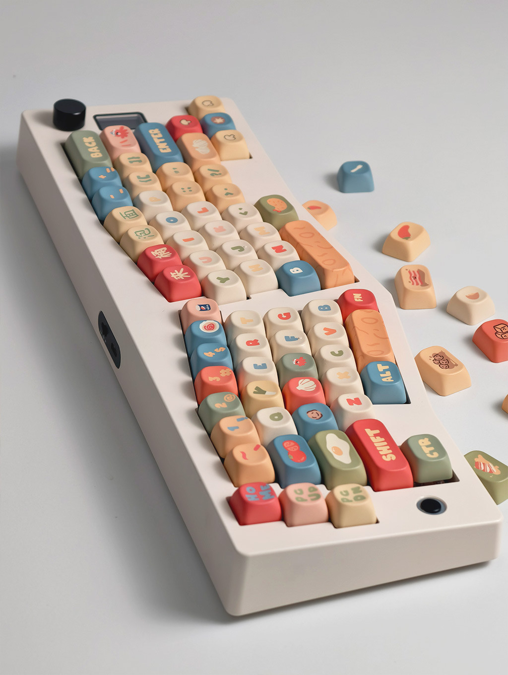 Instant Noodle Keycaps MOA Profile 131 Keys PBT Dye Sublimation Aula ...