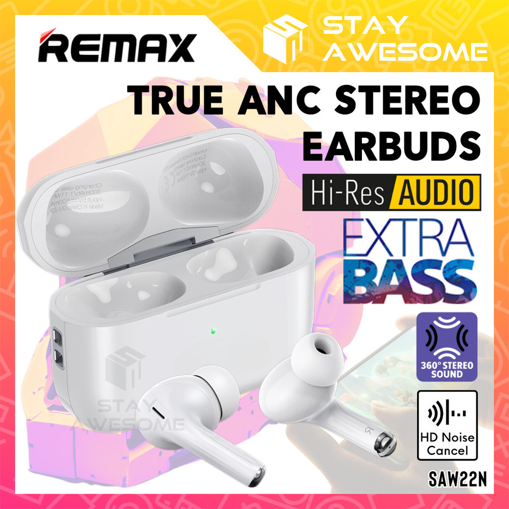 REMAX True Bass ANC Wireless Gaming Earbuds Bluetooth 5.4 Original ...