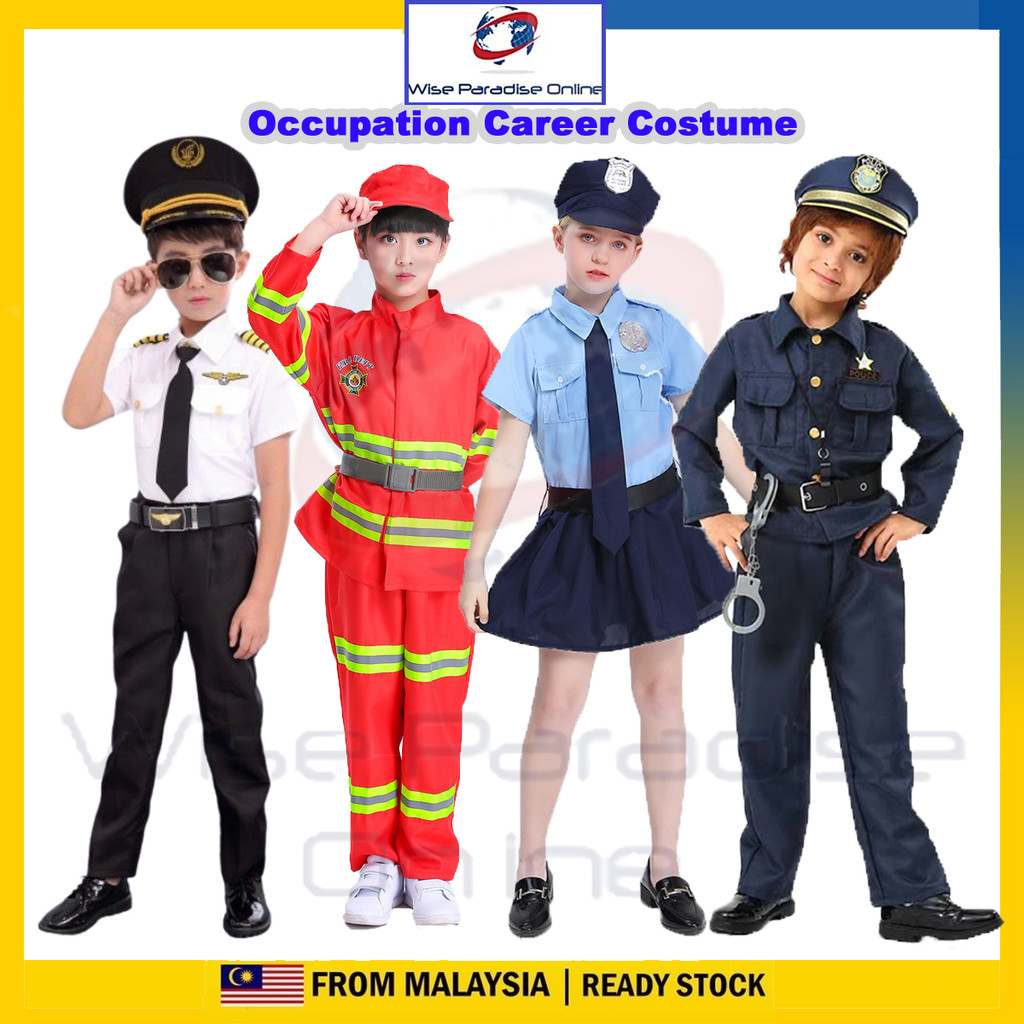 Halloween Occupation Career Costume Girl Boy Costume Kostum Budak ...