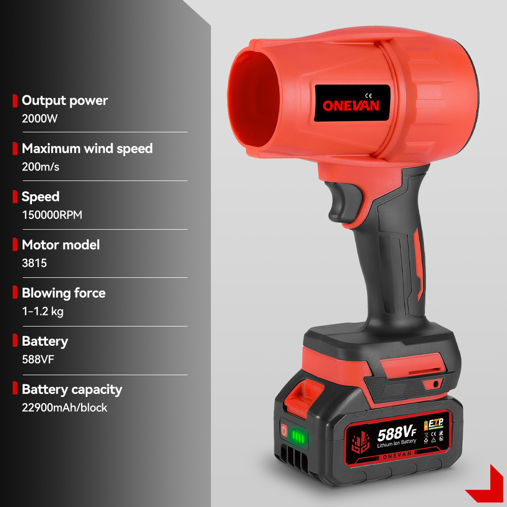 [Ready Stock] Brushless Turbo Jet Fan Cordless Electric Air Blower