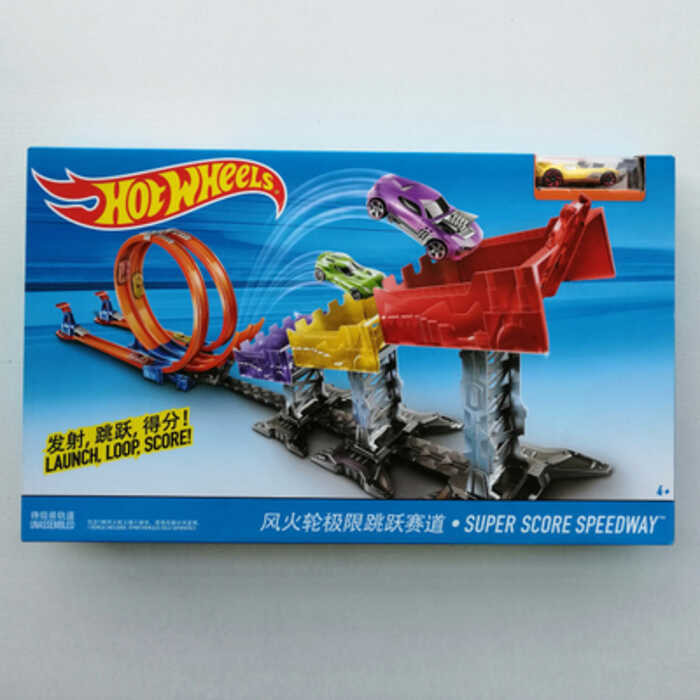 Hot Wheels Extreme Jumping Track DJC05 Hot Little Sports Car Racing ...