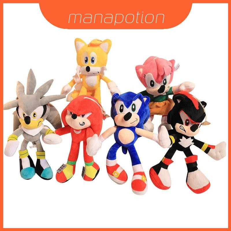 Sonic Premium 28cm The Hedgehog Shadow Amy Rose Knuckle Tail Plush ...