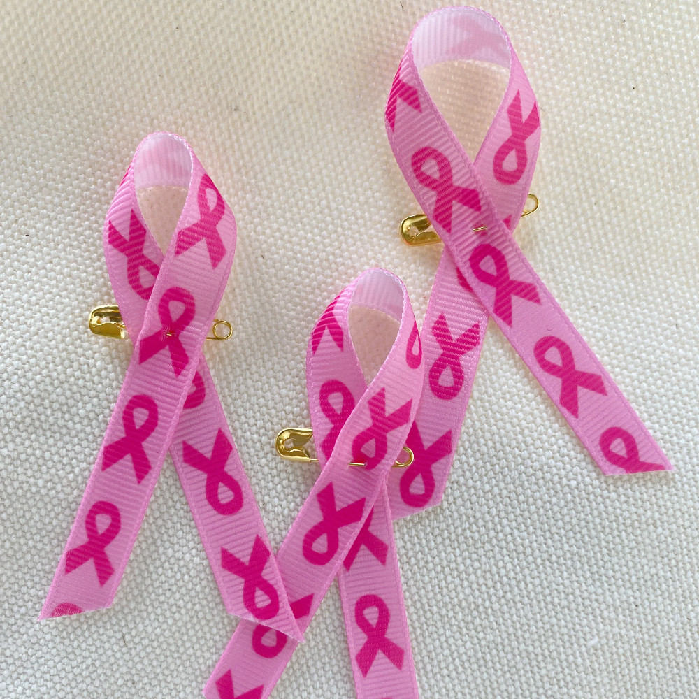 50Pcs Breast Cancer Awareness Pink Ribbon Pins Breast Cancer Gifts for ...