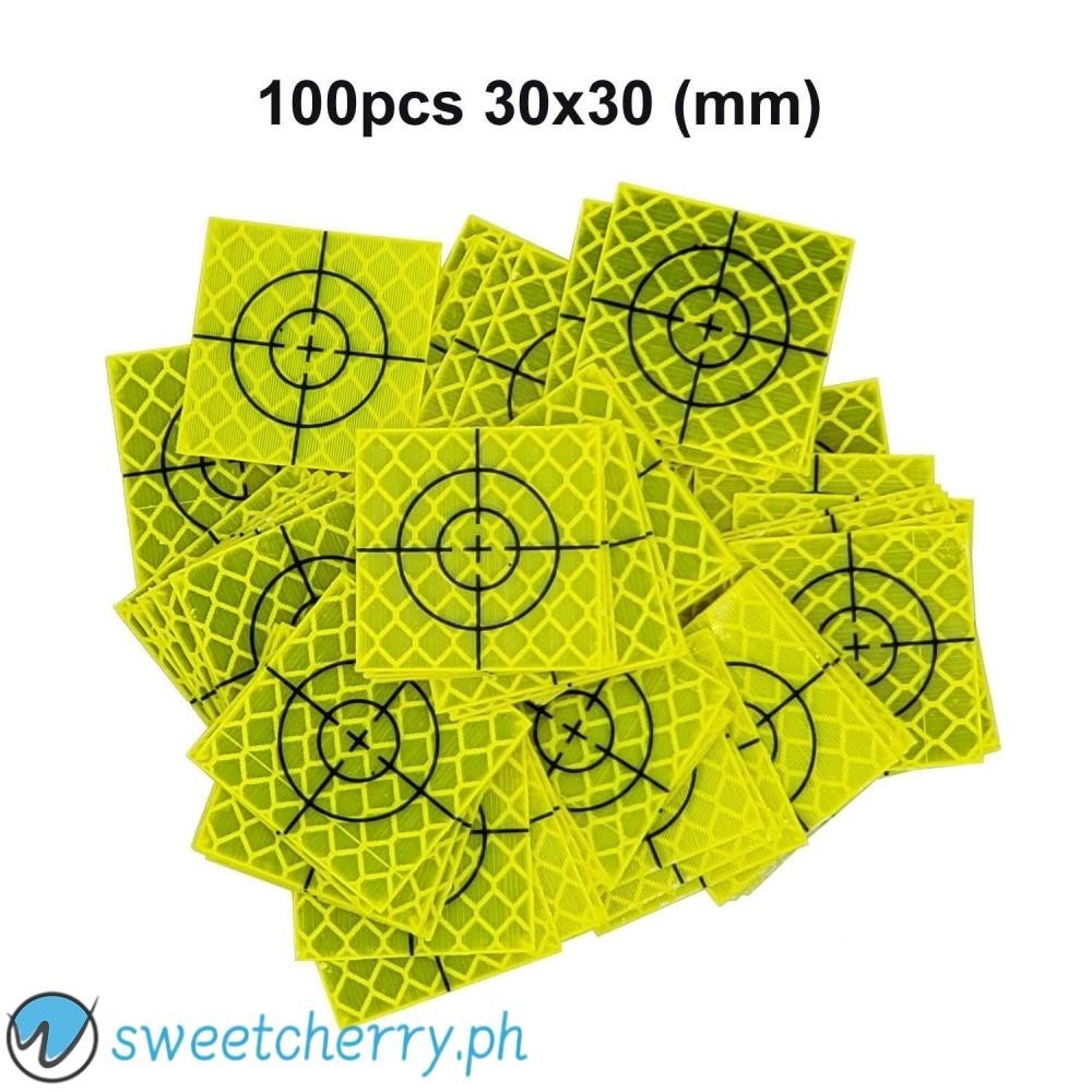 Surveyor Tape 100pcs Survey Reflector Targets - 40x40mm Green ...