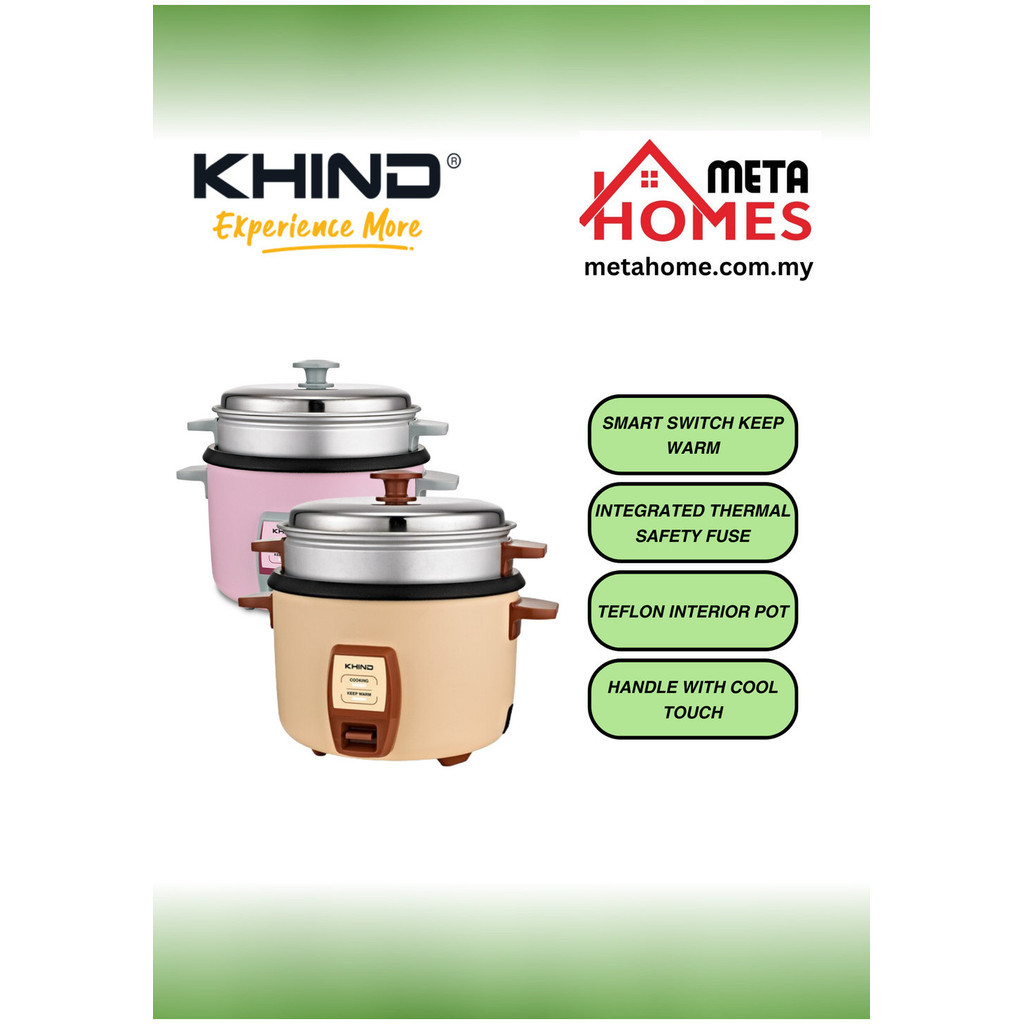 Khind 2.8L Rice Cooker RC928T (Random Colour) | Shopee Malaysia