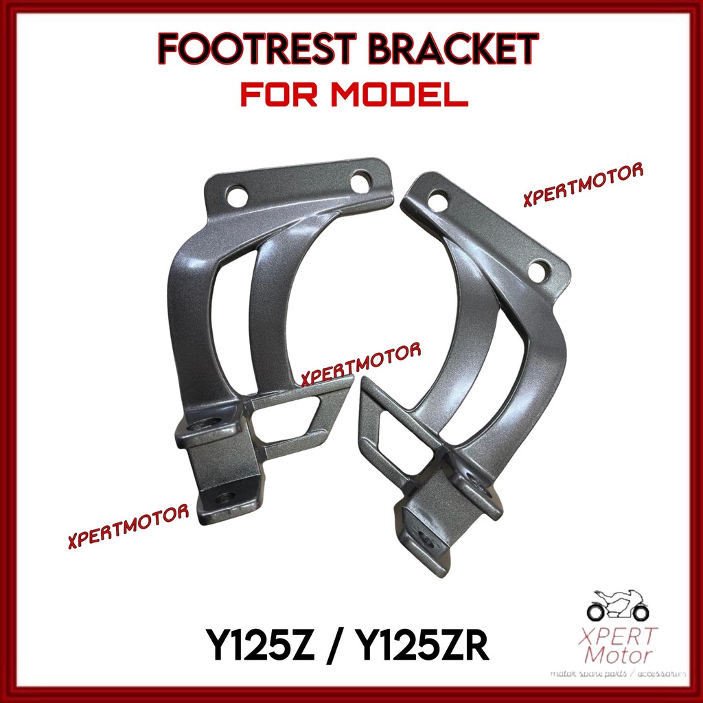 Y125ZR Y125Z FOOTREST BRACKET GREY LEFT AND RIGHT GRADE A | Shopee Malaysia
