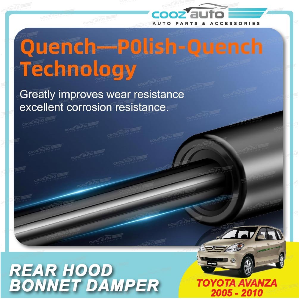Toyota Avanza 2005 - 2010 Rear Bonnet Hood Absorber Damper Gas Lifter ...