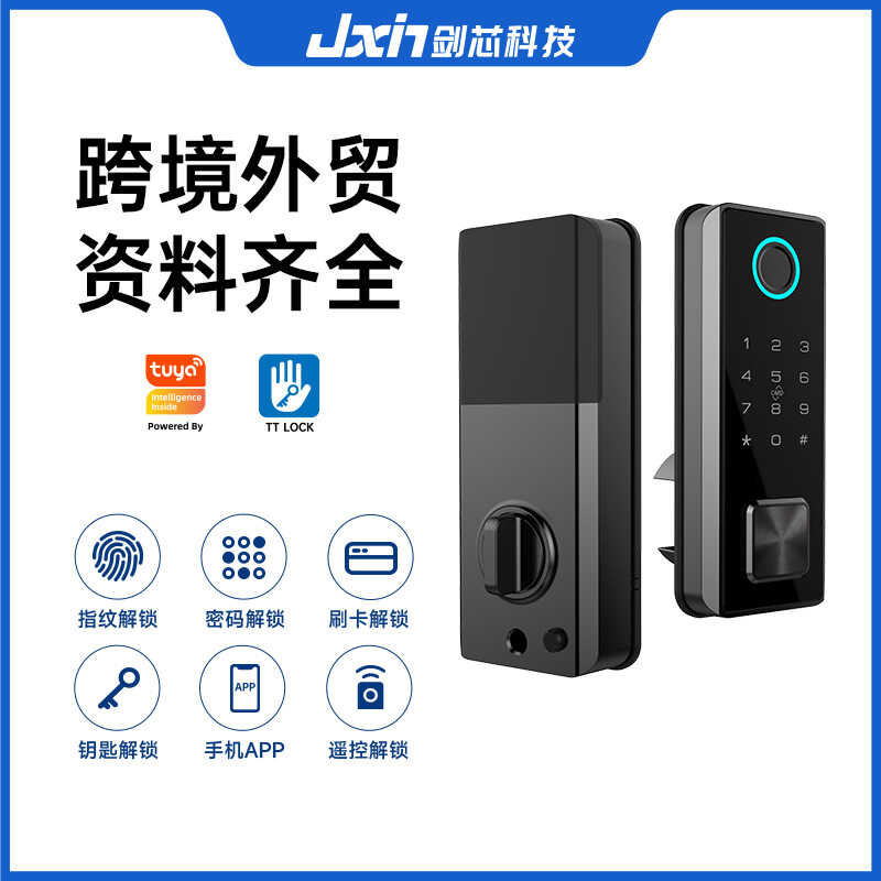 Core Automatic Fingerprint Identification Smart Door Lock Graffiti All ...
