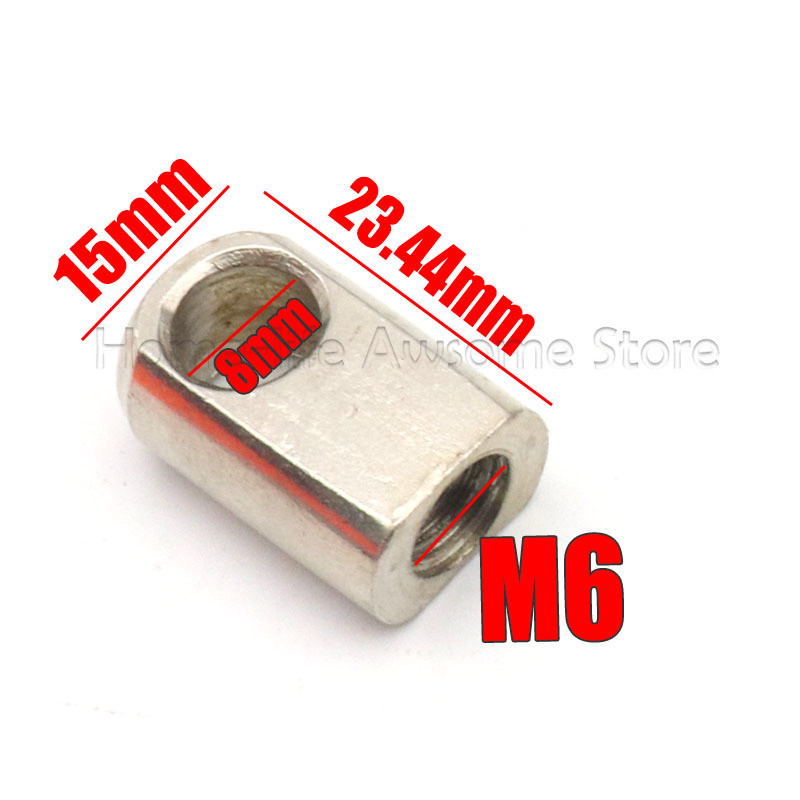 2Pcs M5/M6/M8 Female/Male Thread Car Gas Spring Universal Strut Joint ...