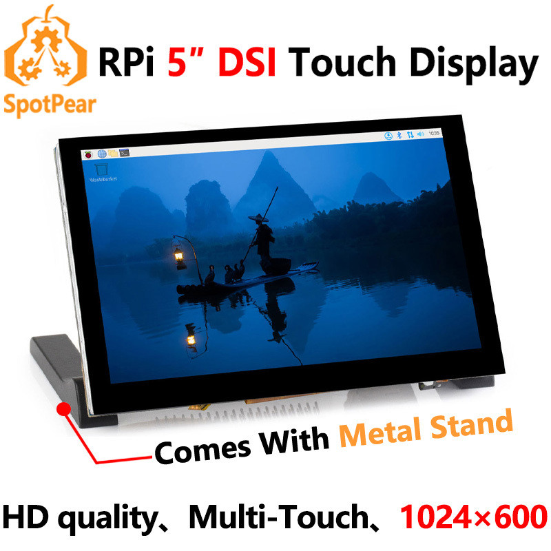 Raspberry Pi 5 inch DSI Display MIPI LCD (C) Capacitive TouchScreen IPS ...
