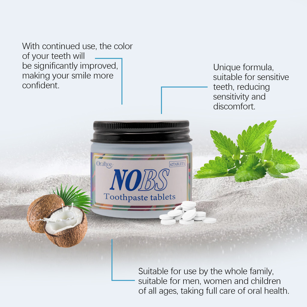 Nobs Toothpaste Tablets Toothpaste Tablets Oral Cleaning Care ...