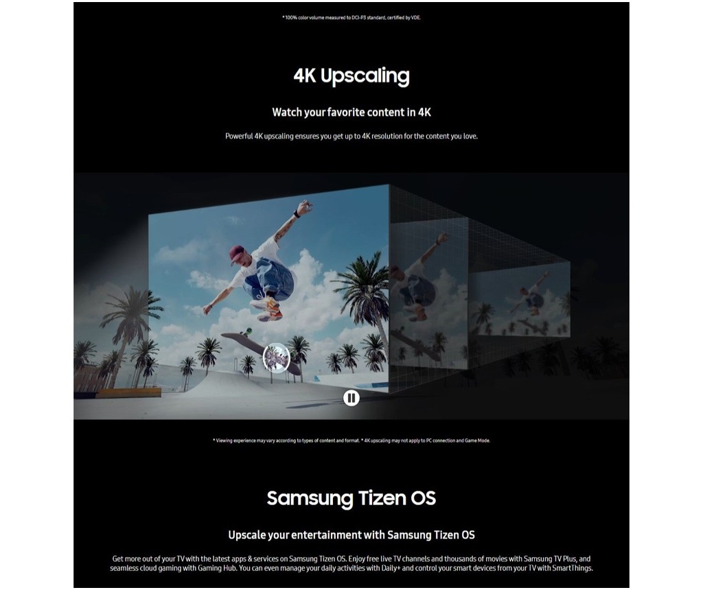 Samsung 50" 4K Smart QLED TV QA50Q60DAKXXM Shopee Malaysia