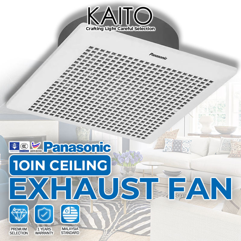 PANASONIC Ceiling Mount Ventilating Fan FV25TGU3 10IN 25CM Room Indoor