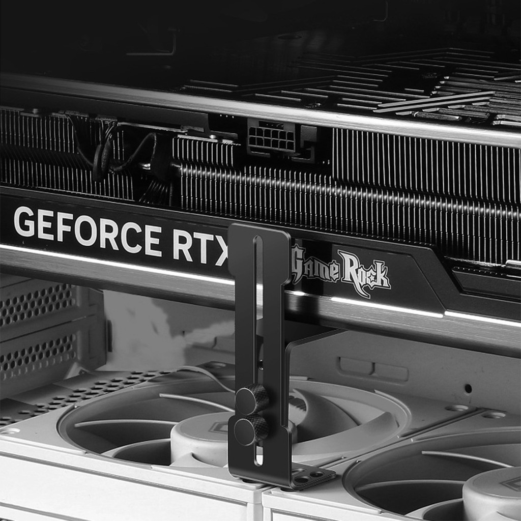 Metal GPU Holder Reduce Strain On Motherboards Black/White L8 Graphic ...