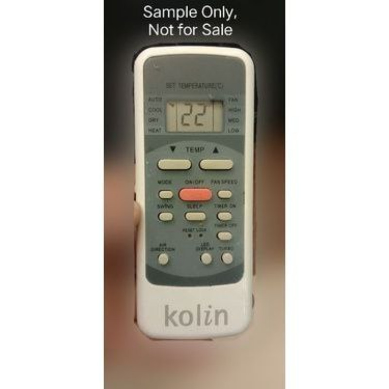 Remote For Kolin Window and Split Type AC Aircon Remote (Replacement