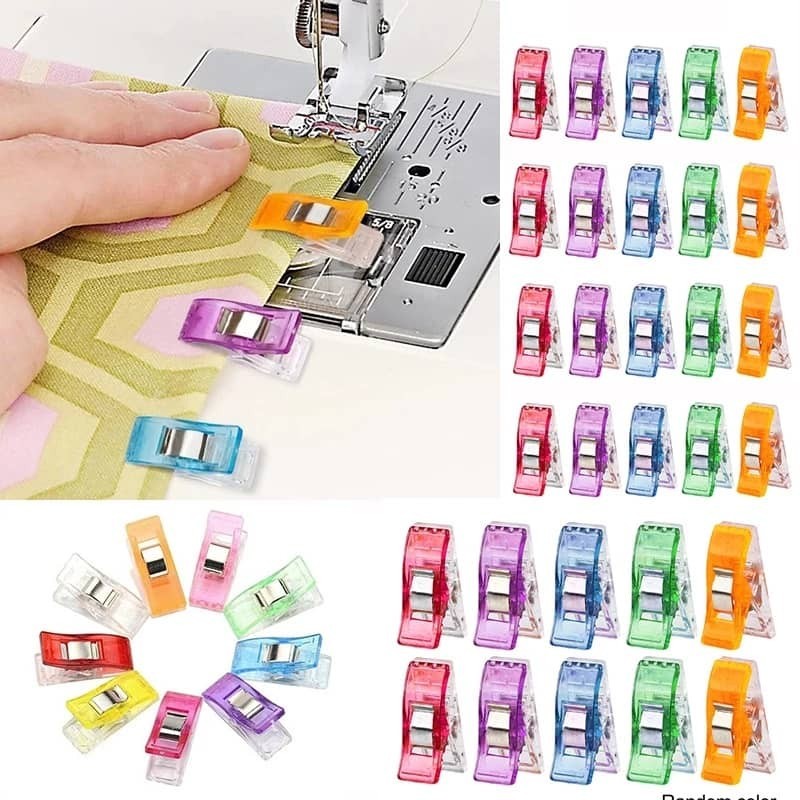 10pcs Colorful Multipurpose Sewing Clip Quilting Clip Fabric Crafting ...