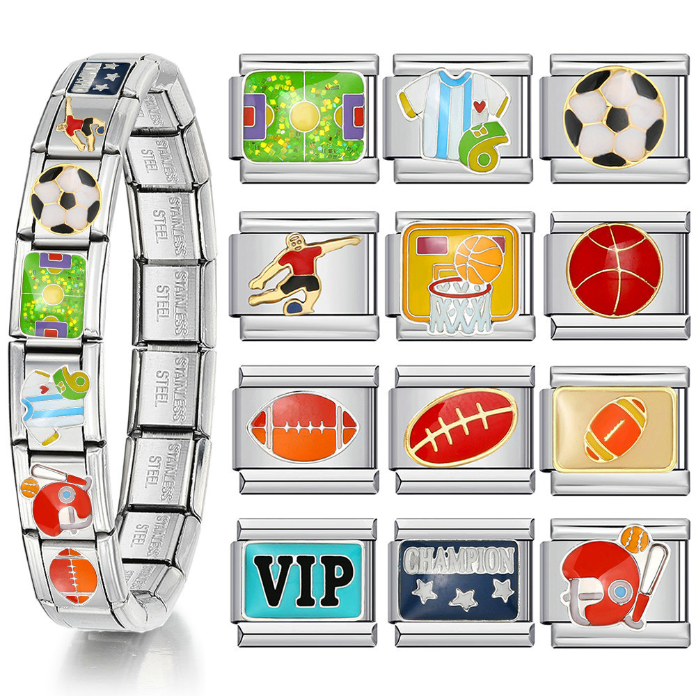 Sport Basketball Bracelet Women Basketball Charm Bangle Gift For