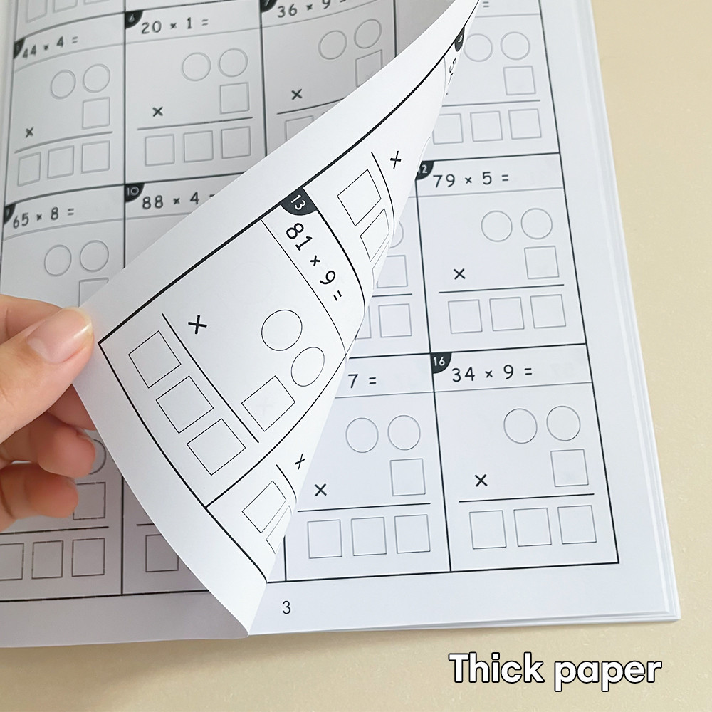 Children Math Workbook with 2-Digit Multiplication Division Math ...