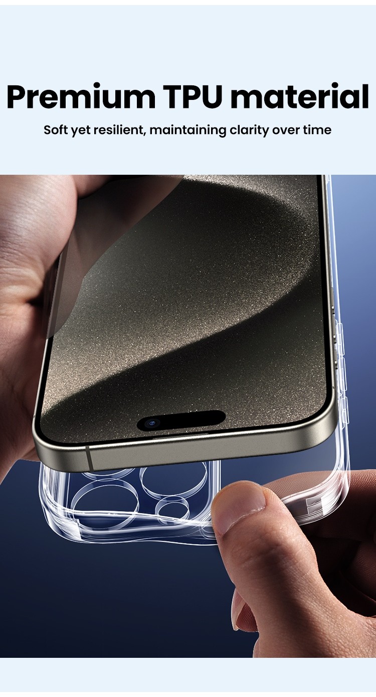 UGREEN iPhone 16 Crystal Clear Casing Phone Case Shockproof Protective ...