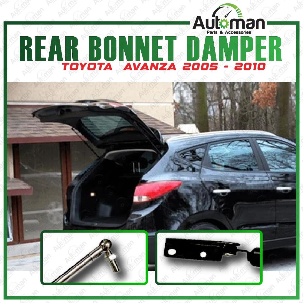 Toyota Avanza 2005 - 2010 Rear Bonnet Hood Absorber Damper Gas Lifter ...
