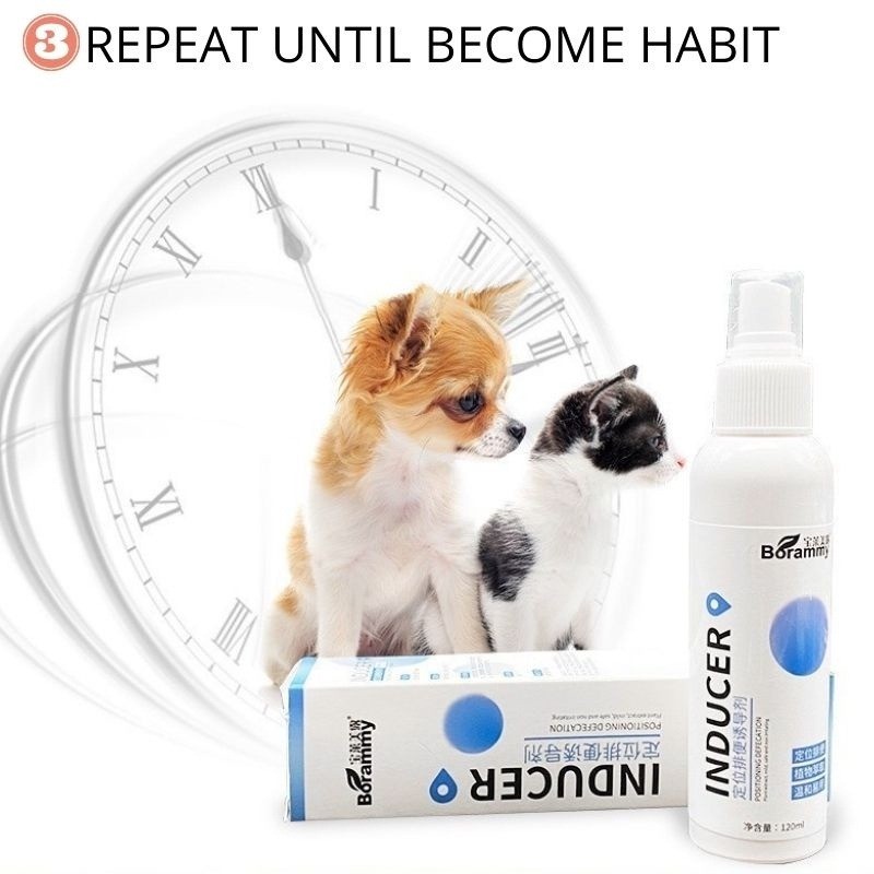 Pet Inducer 120ML Targeted Defecation Induction Spray Toileting Fixed ...