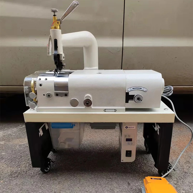 Electric 1400W Leather Skiving Machine Leather Skiver Bench Type With ...