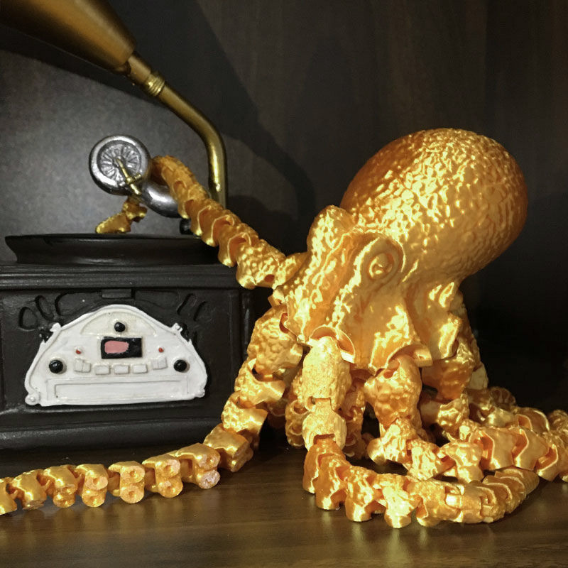 Creative 3D Printed Octopus Multi-functional Simulation Octopus ...