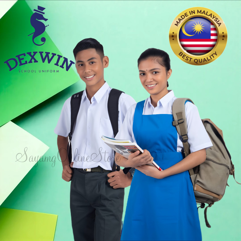 Secondary School Boy Uniform Dexwin Green Pants Seluar Hijau Panjang ...