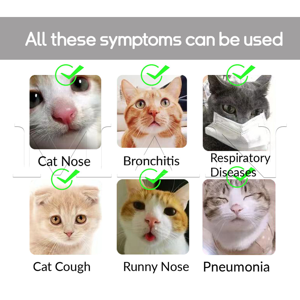 Pet Nebulizer Pet Atomizer Inhaler Medica Nebulizer Pet Cat Atomization ...